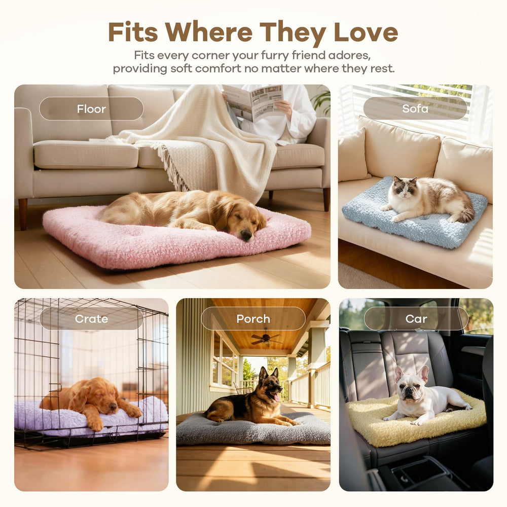 Mora Pets dog bed dense stitching withstands playful digging