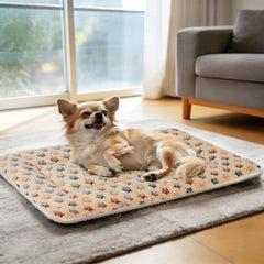 Mora Pets travel-friendly bed fits crates and cars for on-the-go pets.