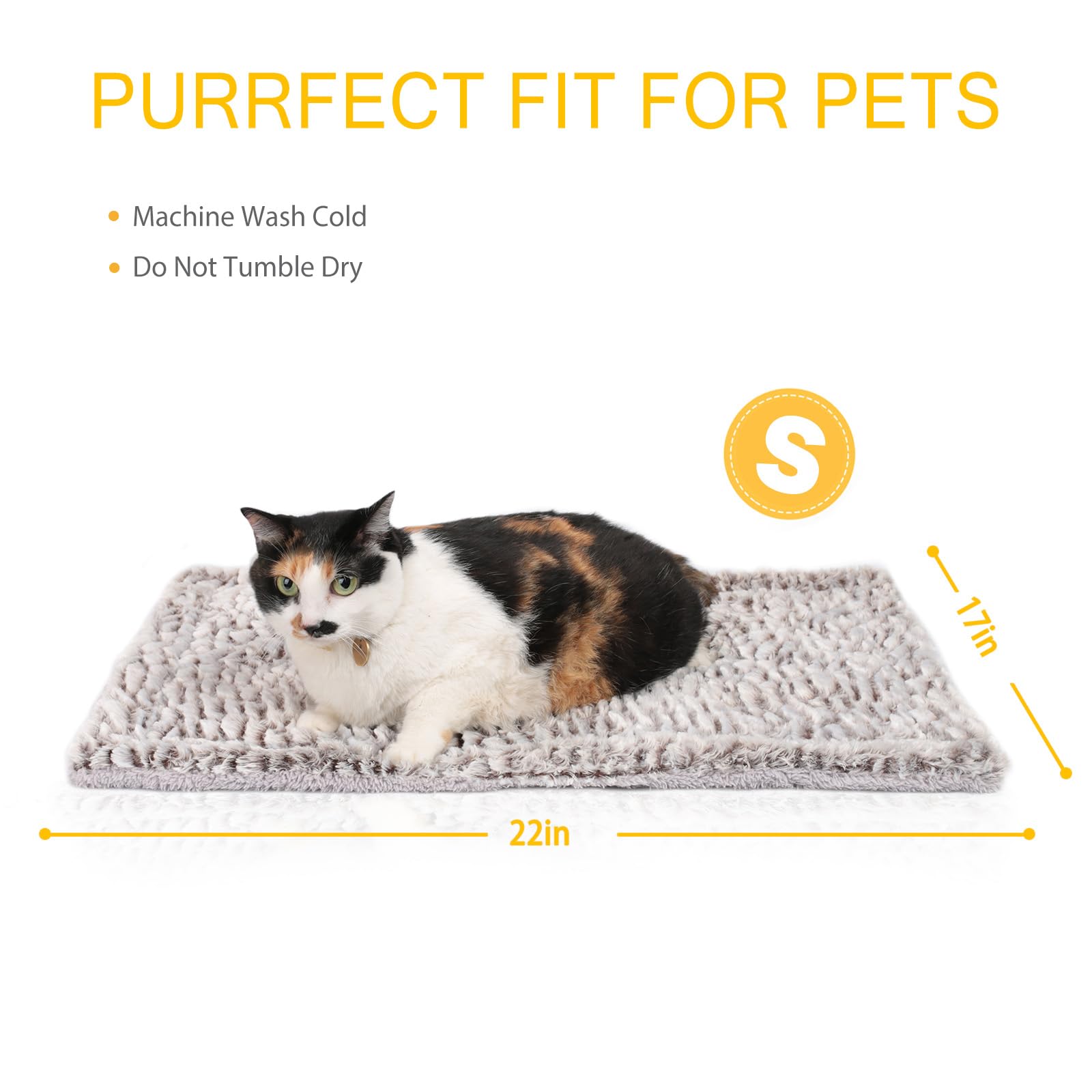 Mora Pets Self Heating Cat Pad 22x17 size fits cats and small dogs