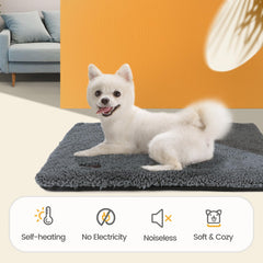 Mora Pets self-warming bed non-slip-bottom stays put on floors and carriers.
