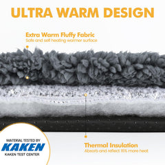 Mora Pets self-warming bed outdoor-indoor-use keeps pets warm anywhere without electricity.