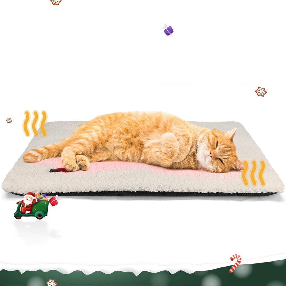 Mora Pets self-warming cat bed removable cover is dryer-friendly for fast cleanup.