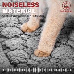 Mora Pets self warming cat bed with removable washable cover simplifies cleaning.