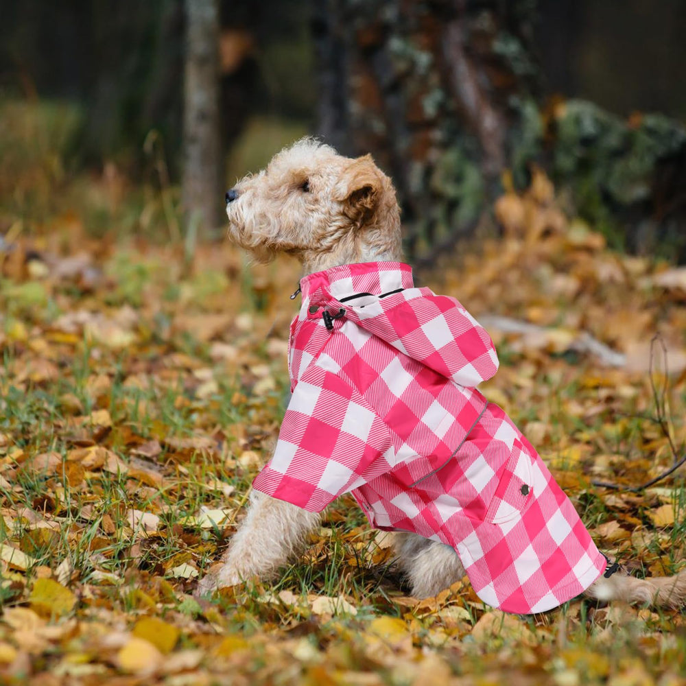 Morezi dog rain coat easy to clean, machine washable
