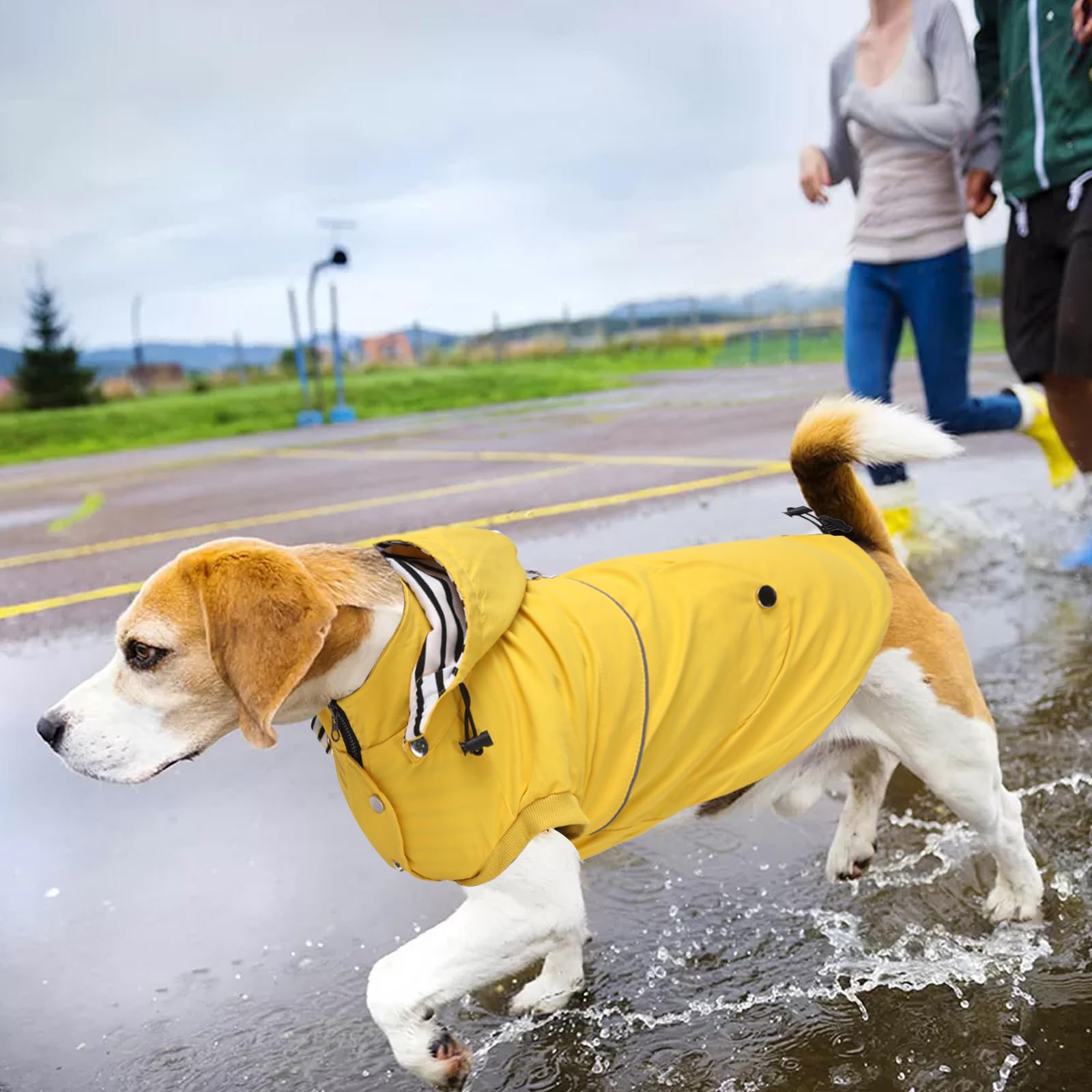 Morezi raincoat is machine washable for easy cleanup