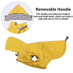 Morezi dog raincoat waterproof fabric to stay dry in drizzle