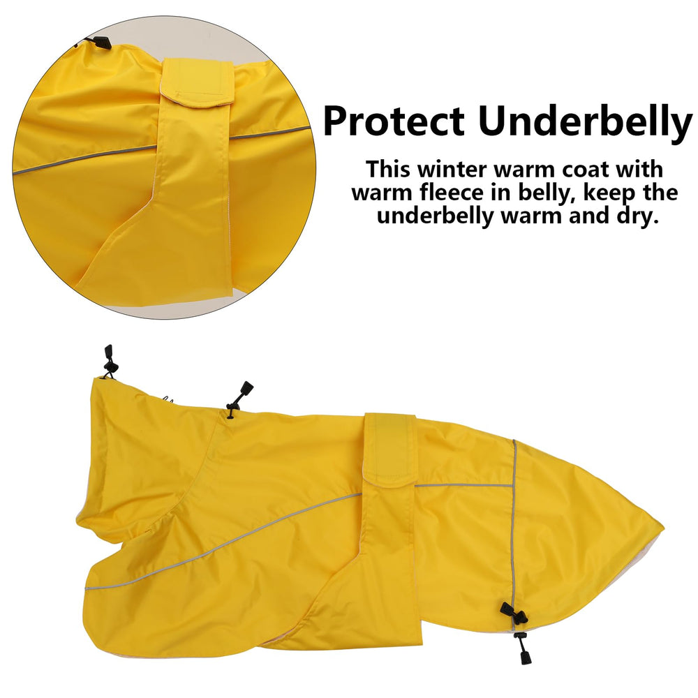 Morezi Greyhound raincoat mesh lining offers comfortable temperature regulation