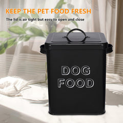 Morezi tight-sealing lid keeps smells in and pests out during storage.