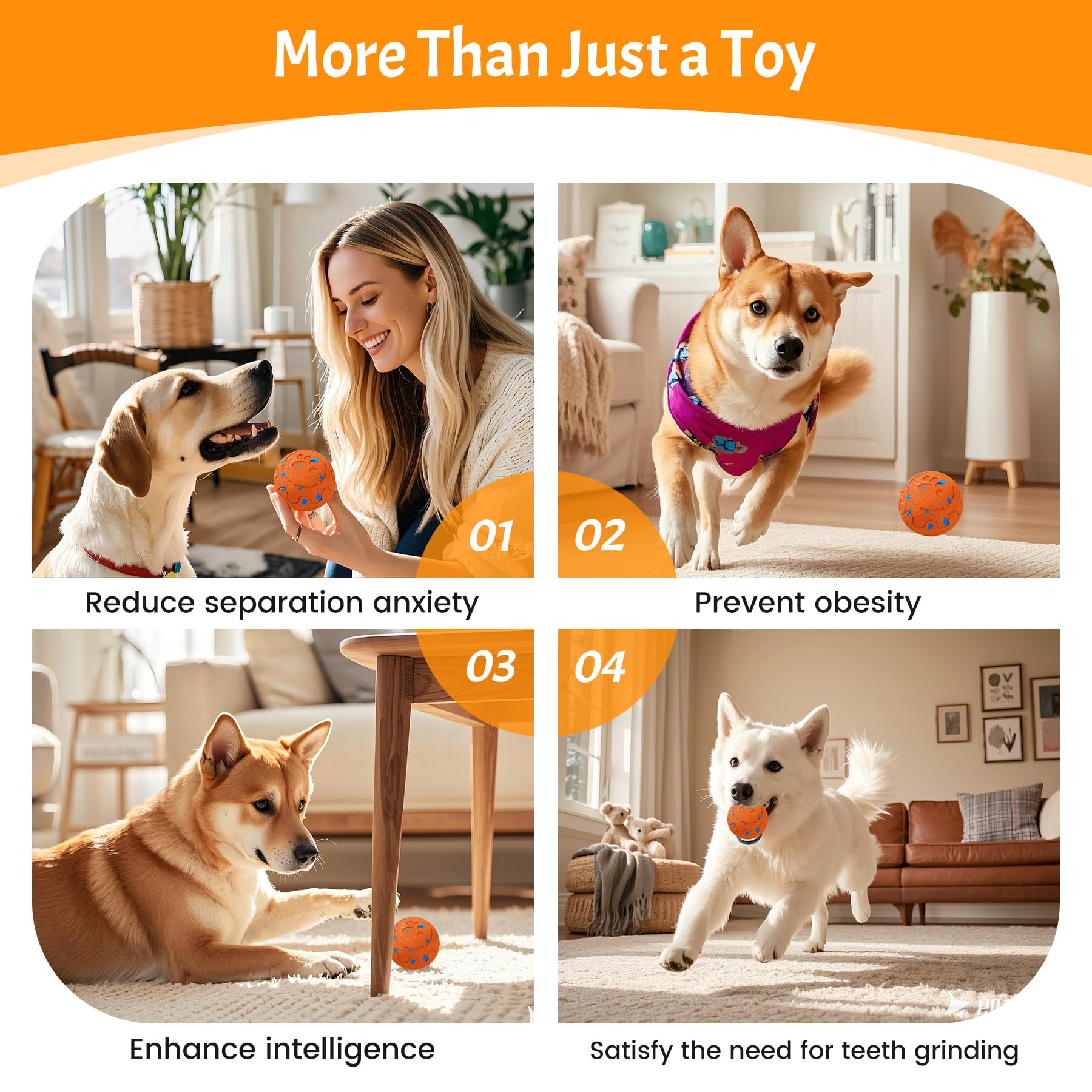 Morhandisn dog ball holiday gift: perfect Christmas toy for active dogs.