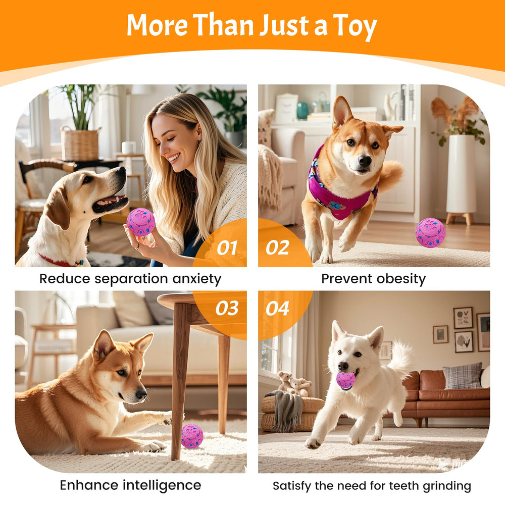 Morhandisn dog ball pink indoor-outdoor versatility for homes.