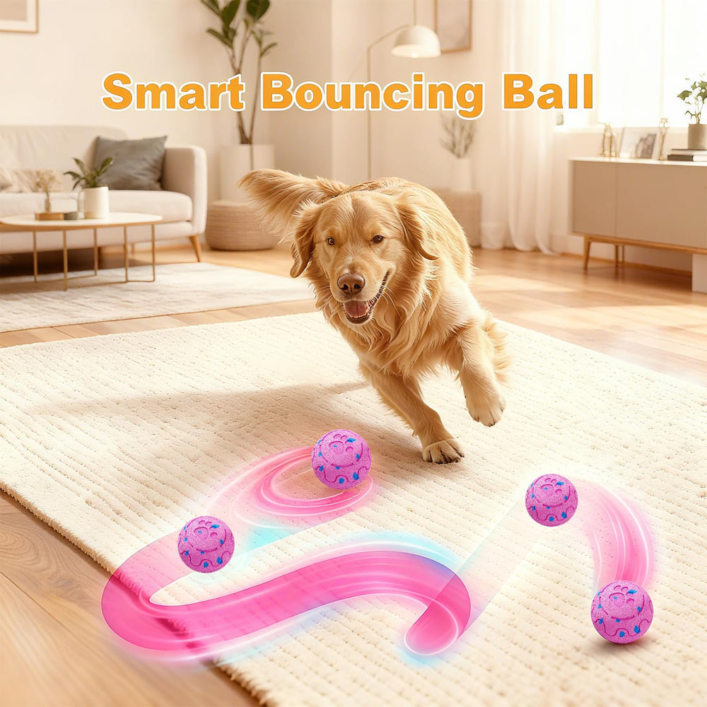 Morhandisn interactive ball pink rolling encourages steady indoor-outdoor exercise.
