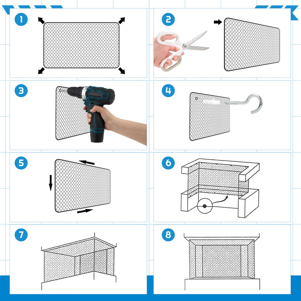 MorningRo cat netting in use as a safe outdoor barrier for pets.