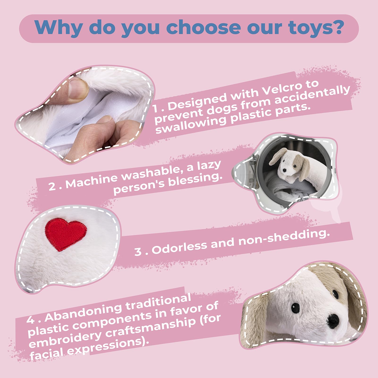 Moropaky Heartbeat Puppy Toy sleeping-aid closeup suggests easier bedtime for puppies