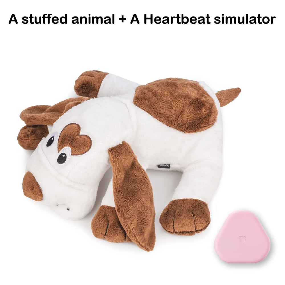 Moropaky Heartbeat Simulator battery compartment close-up highlights power source for soothing play