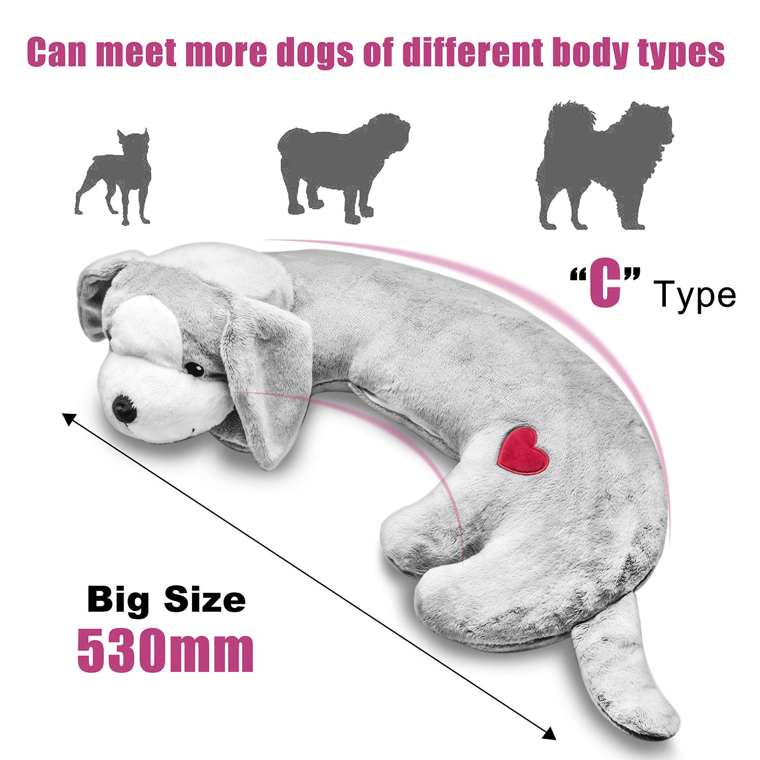 Moropaky Heartbeat Toy heartbeat-simulation demonstrates calming presence for puppies.