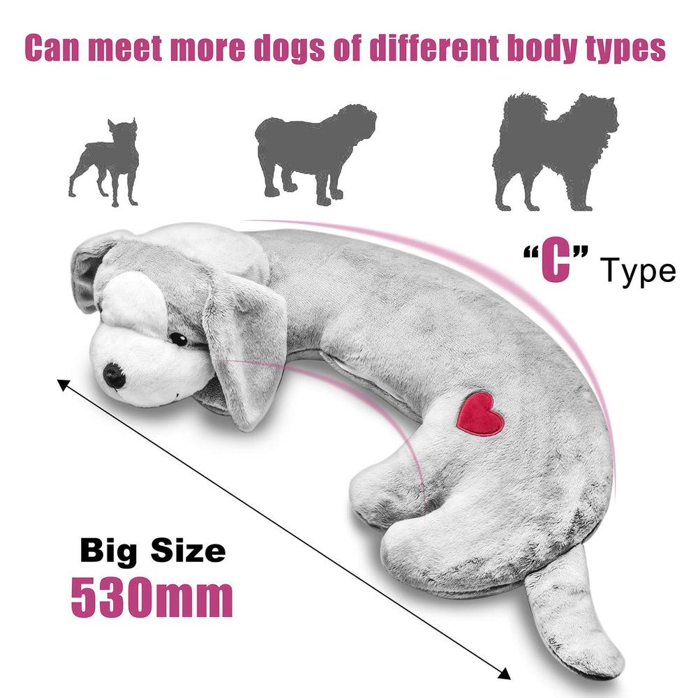 Moropaky Heartbeat Toy heartbeat-simulation demonstrates calming presence for puppies.