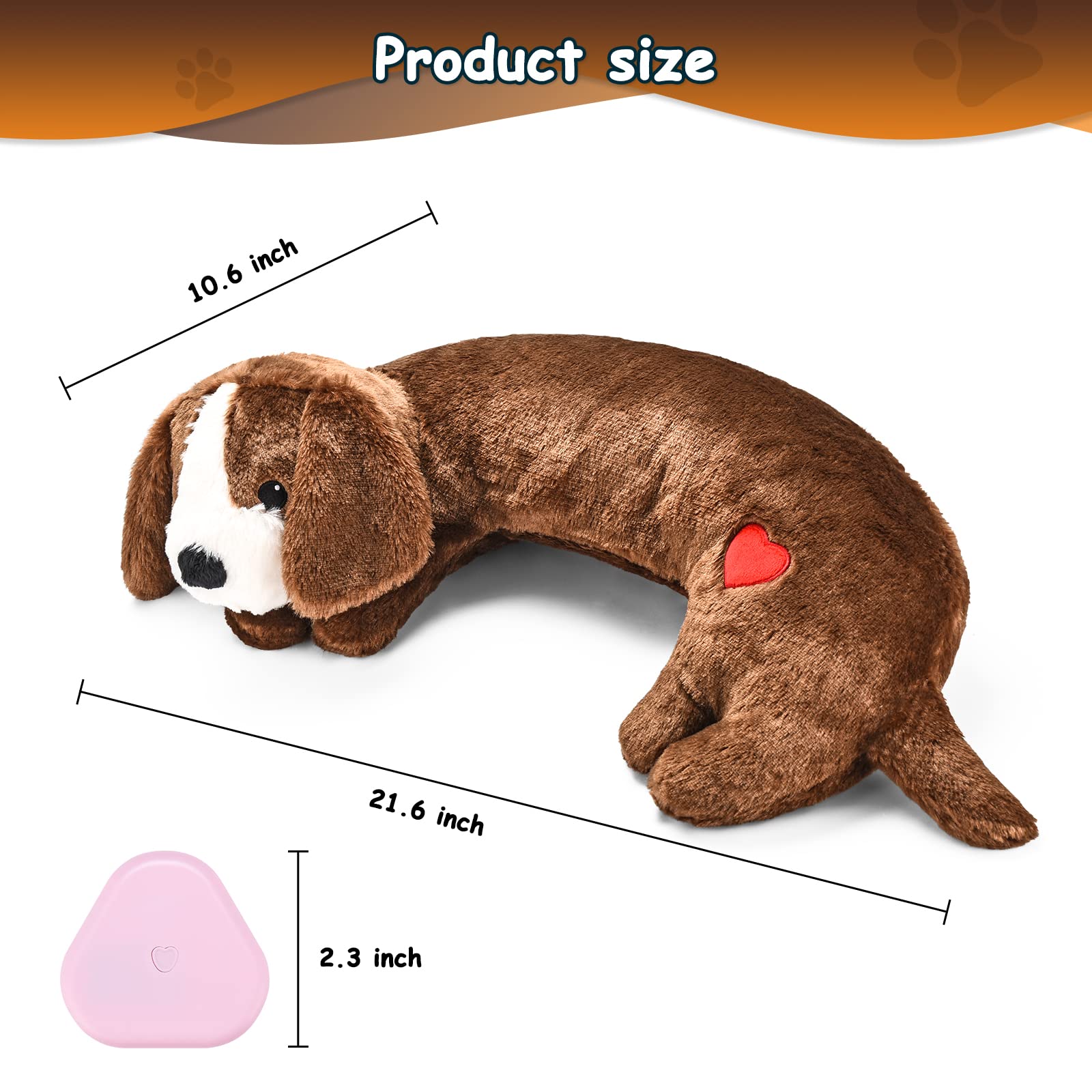Moropaky Heartbeat Toy washable design with removable heart for easy cleaning