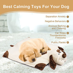 Moropaky heartbeat toy close-up showing soft plush fabric for comfort.