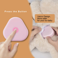 Moropaky heartbeat toy shown at night for comforting presence during rest and travel.