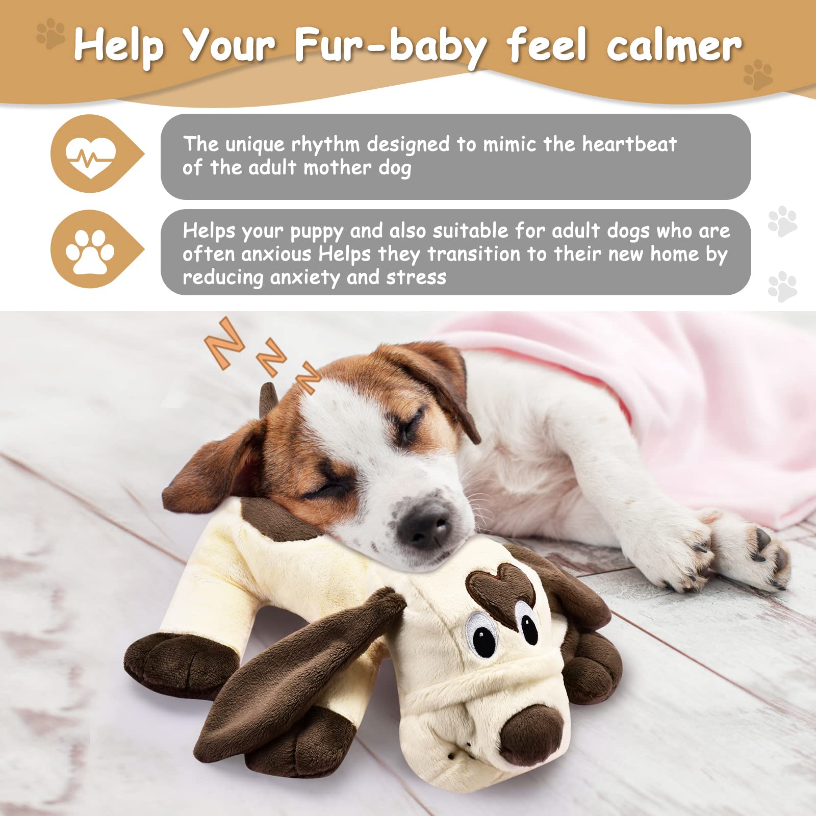 Moropaky puppy toy in crate provides companionship during crate training sessions.