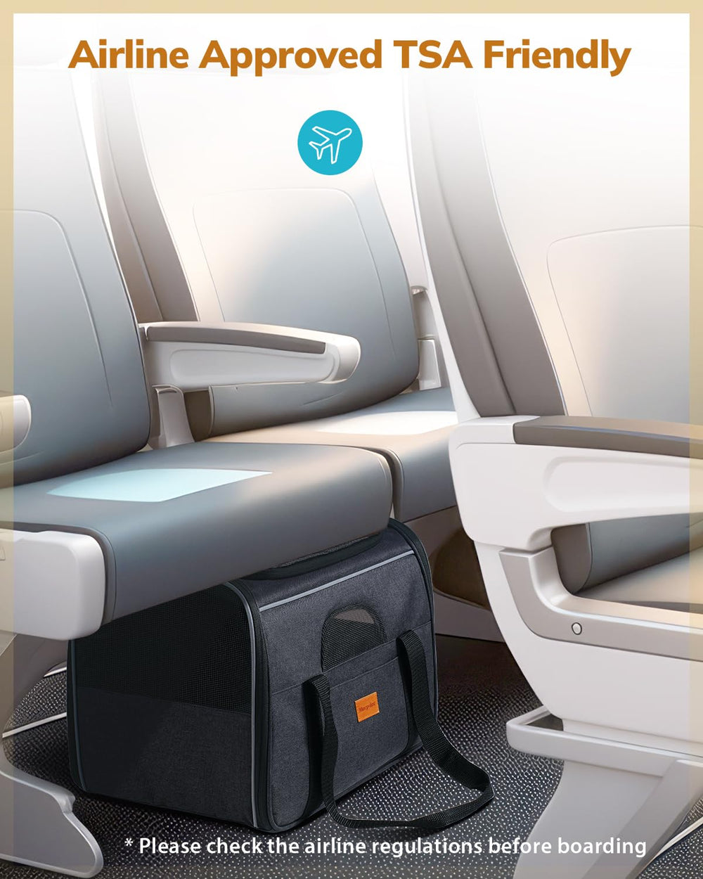Morpilot cat carrier safety buckle keeps pets secure during transit.