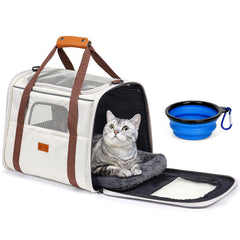 Morpilot cat carrier spacious inside for comfortable lounging on travel