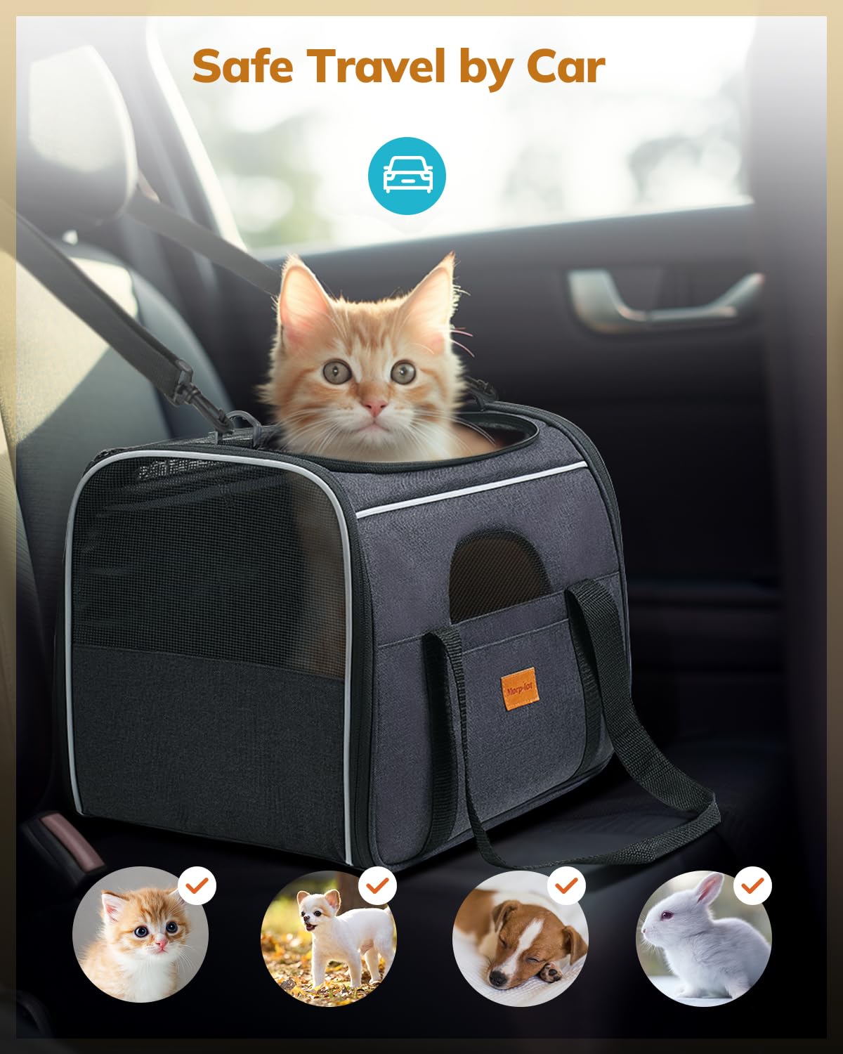 Morpilot travel companion suitable for cars, trains, and airplanes.