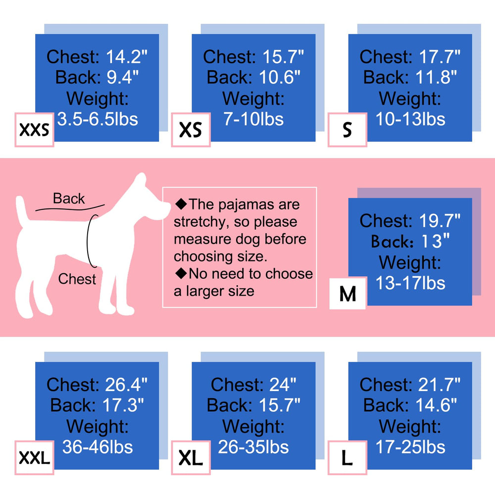 MORVIGIVE large dog pjs pink printed pattern for daily wear
