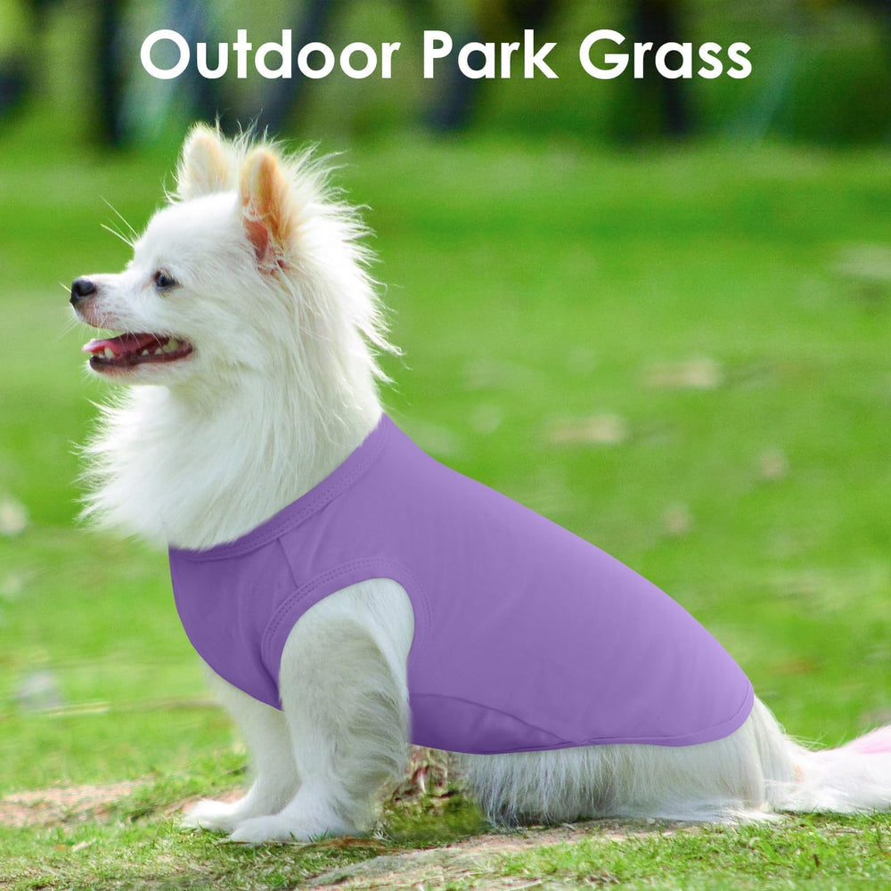 MORVIGIVE lightweight dog shirt ideal for spring, summer and fall wear.