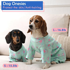 MORVIGIVE XS dog PJs soft breathable fabric closeup for skin-friendly comfort