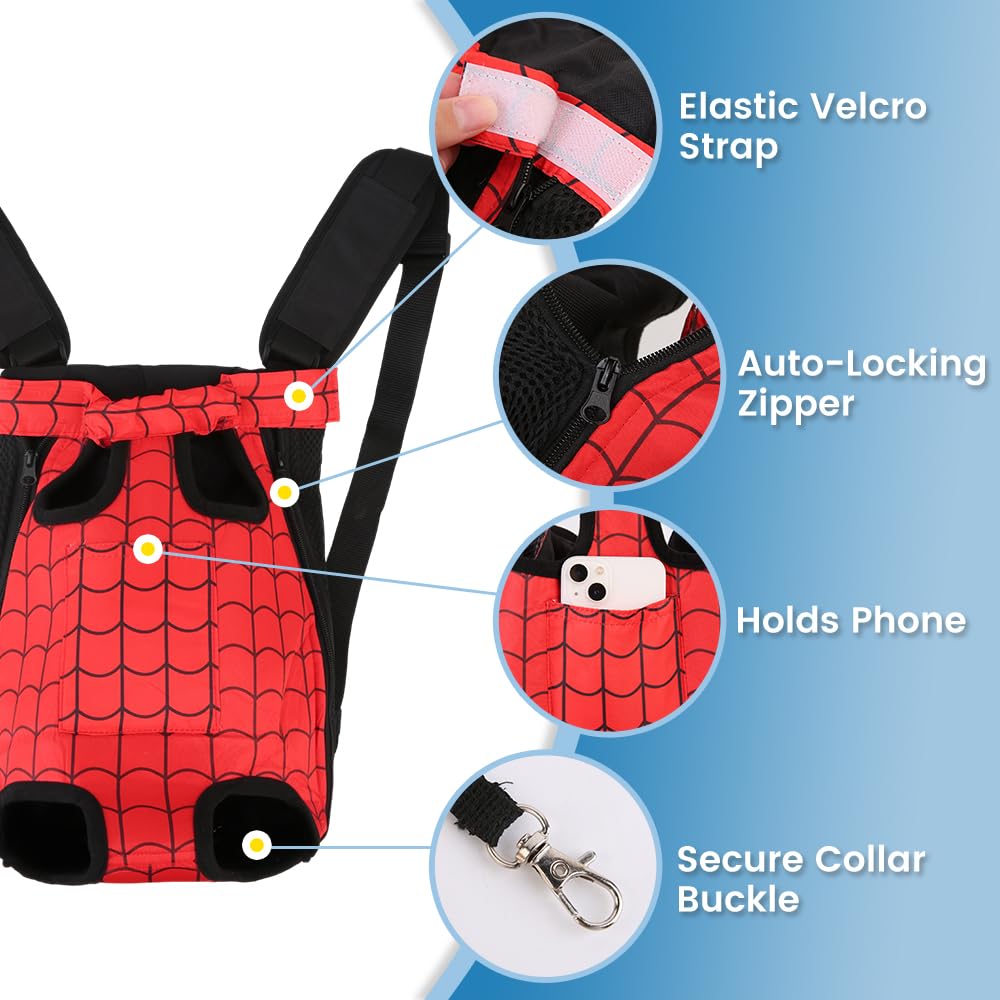 Mosago dog backpack breathable-mesh keeps pets cool on warm hikes