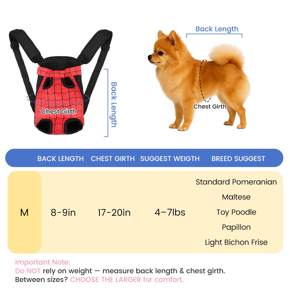 Mosago legs-out design keeps small dogs secure for adventures