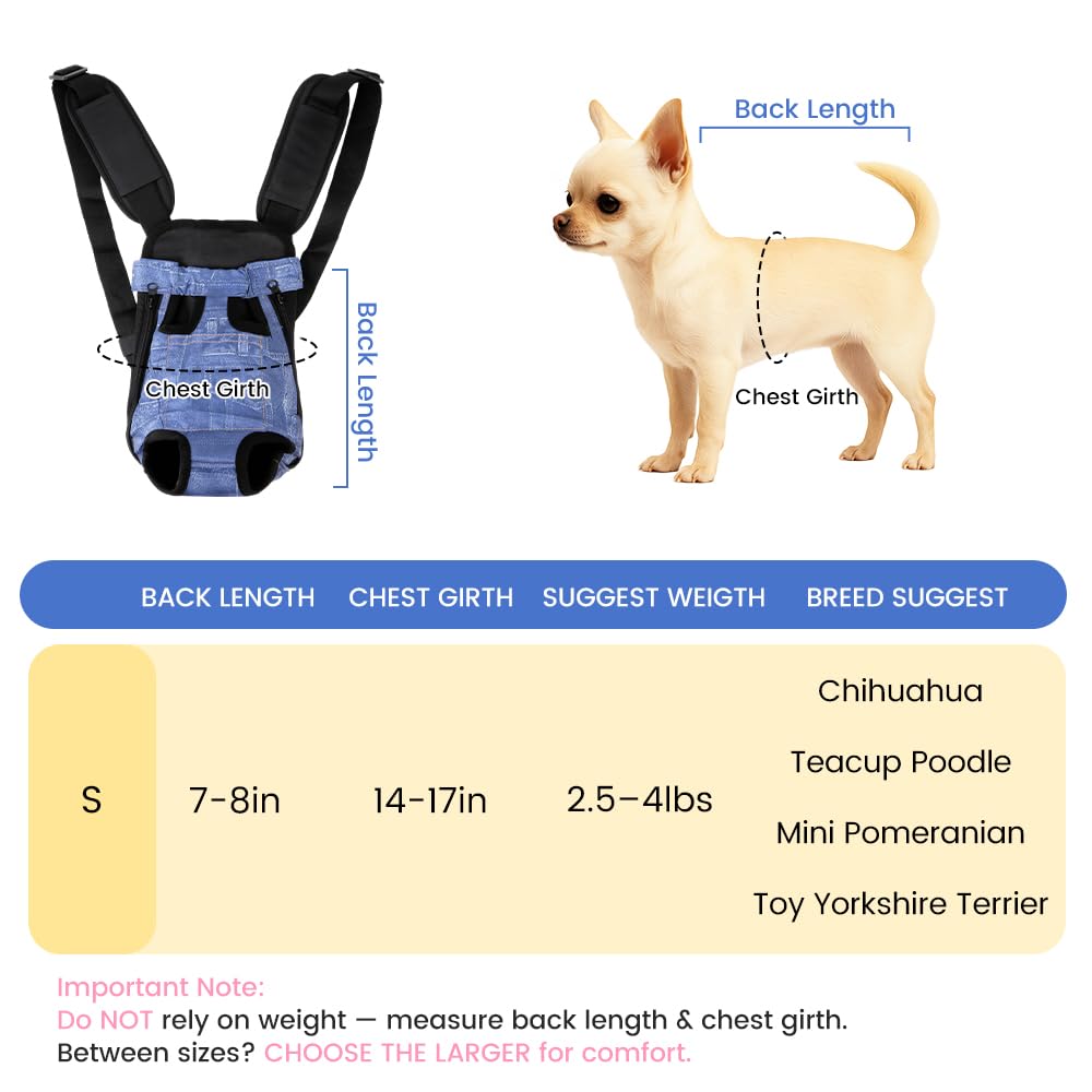 Mosago dog backpack carrier side pocket for waste bags and small items during walks.