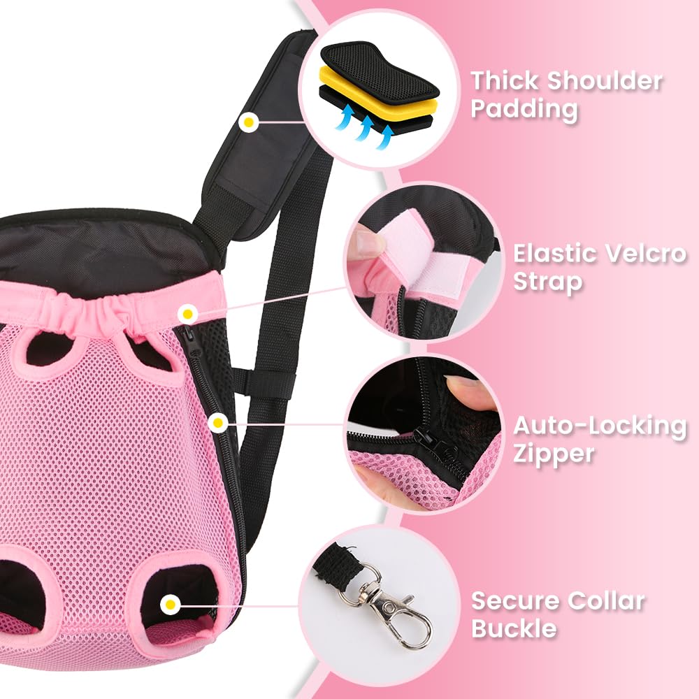 Mosago legs-out design reduces pressure and chafing for pets