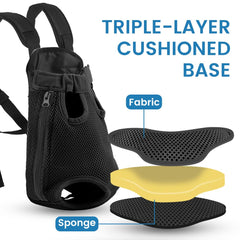 Legs-out design in Mosago carrier keeps natural comfort during strolls
