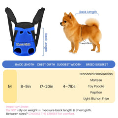 Mosago dog backpack - side wear shows versatile front or back carry for pets.
