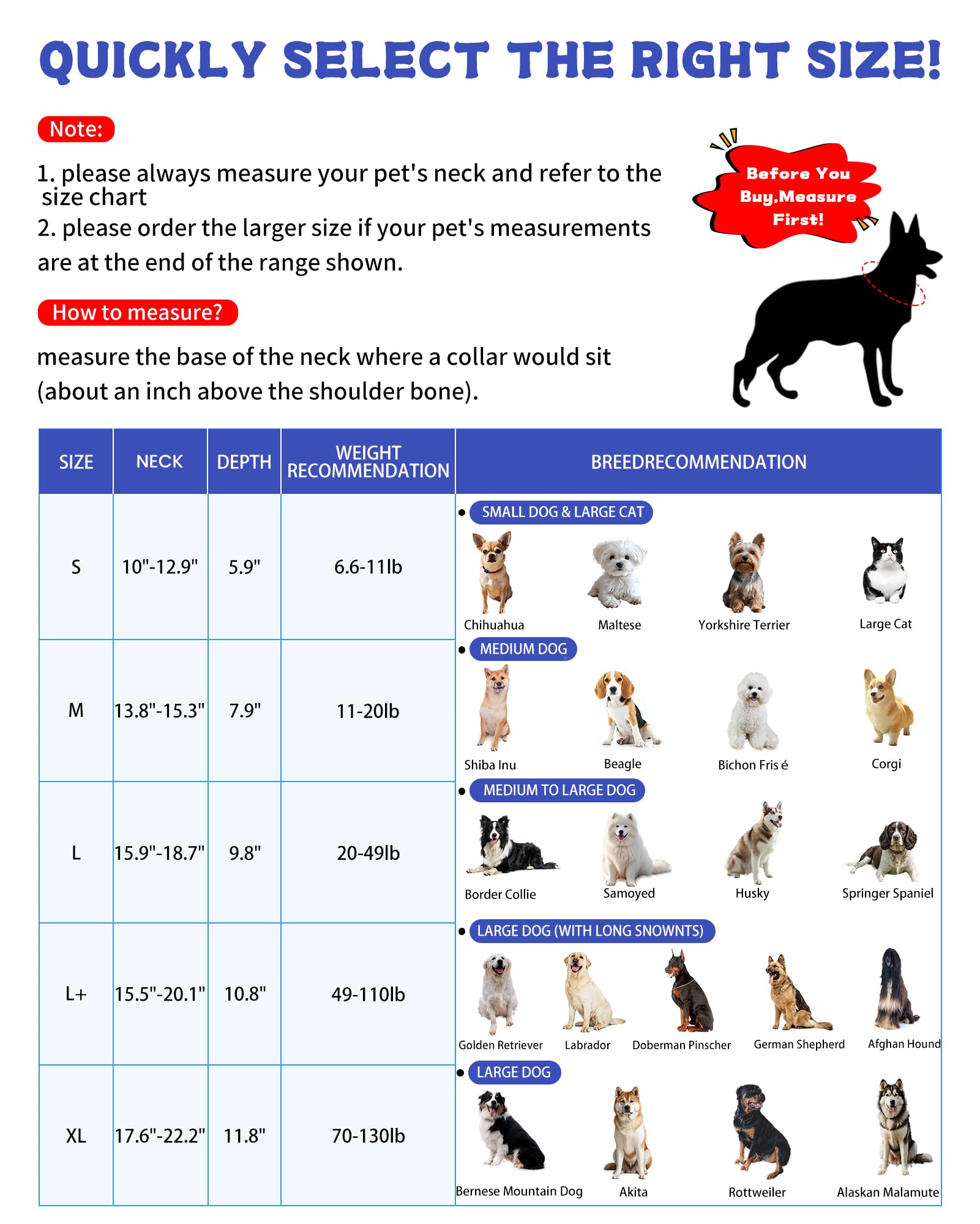 Mosago Soft Dog Cone Collar depth design provides protective coverage without bulk.