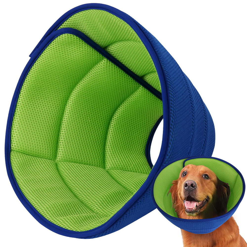 Mosago soft dog cone mesh-material delivers breathable comfort during recovery