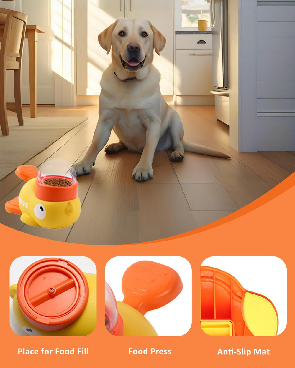 Motiilanco anti-slip base keeps the toy stable during use