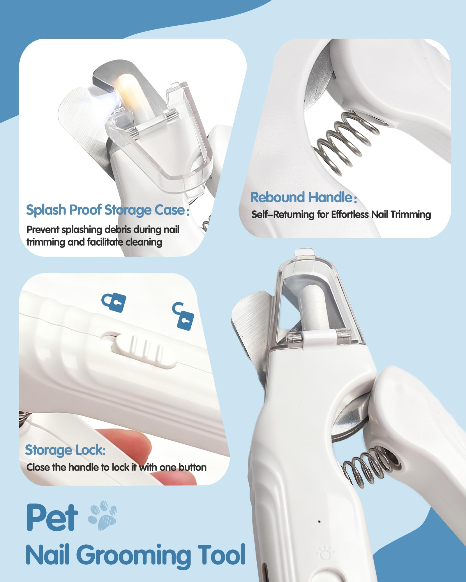 Motiilanco ergonomic ambidextrous handle fits comfortable grip.