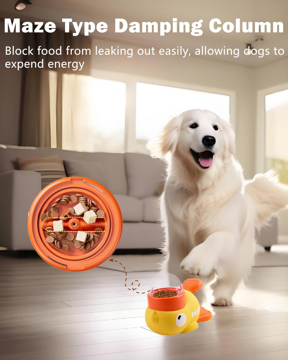 Motiilanco duck-shaped design helps slow eating and promote appetite control