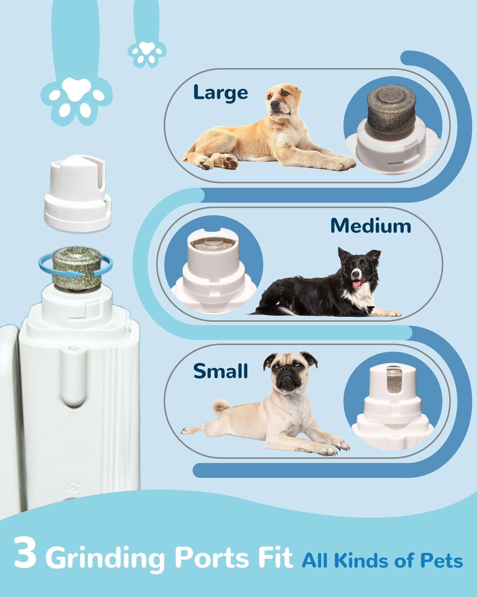 Motiilanco splash guard stores nail shavings for a mess-free area.