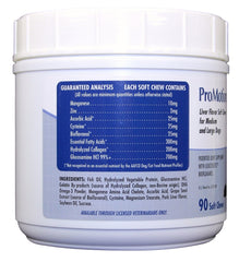 Motion Pro Promotion Plus Omegas Soft Chews liver-flavored treats ready to reward dogs after meals.