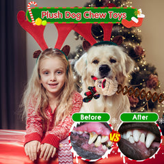 Motsamla soft corduroy dog toy with durable plush feel for daily fun