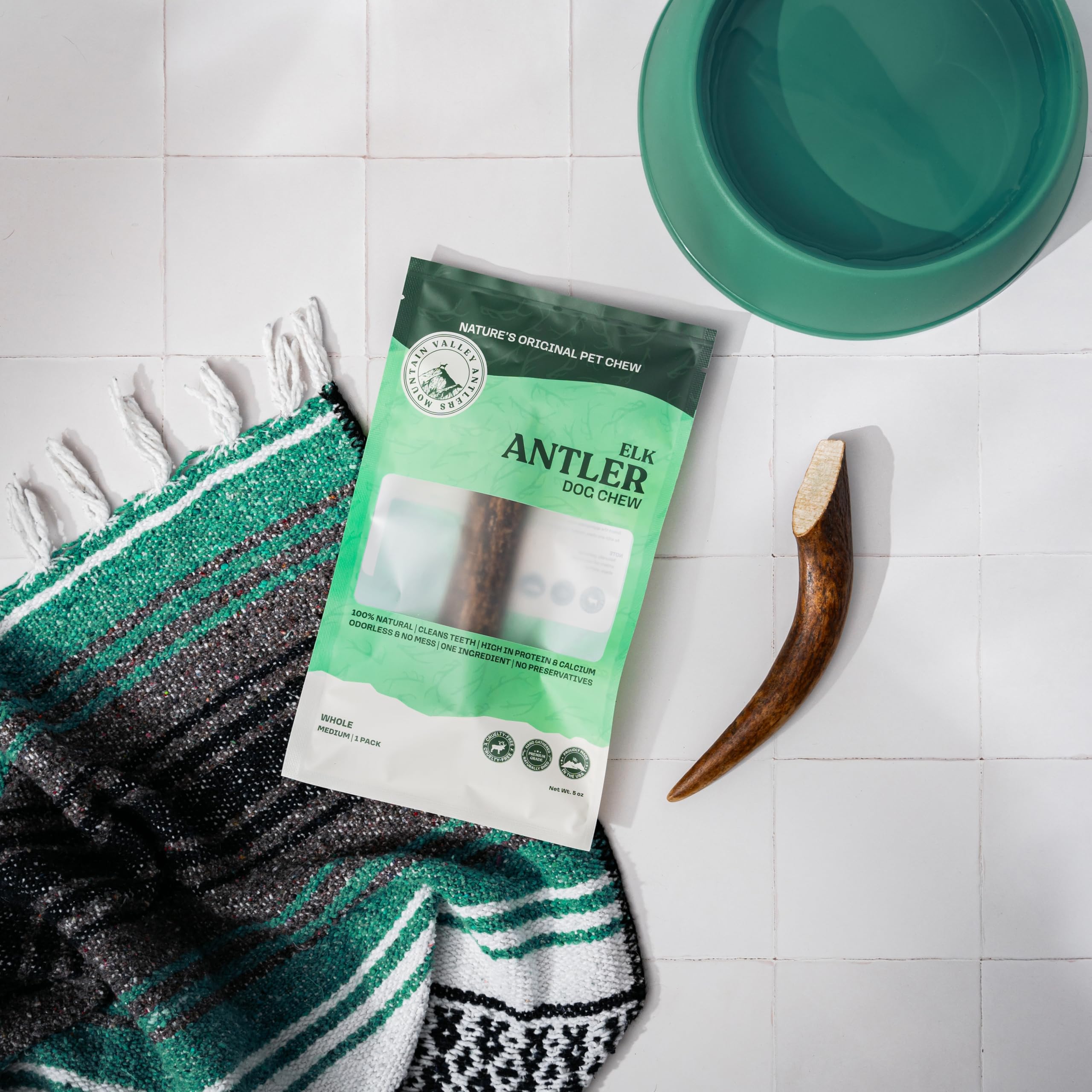 Mountain Valley Antlers usa-sourced-wilderness antler chew from naturally shed antlers.