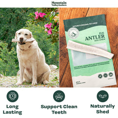 Mountain Valley Elk Antlers mess-free odorless pack; stain-free indoor use