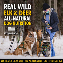 MOUNTAIN WILD calcium-enriched bone-meal addition supports strong bones.