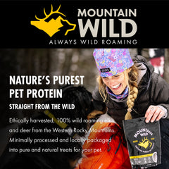 MOUNTAIN WILD jerky close-up texture demonstrates nutrient-rich flavor retention
