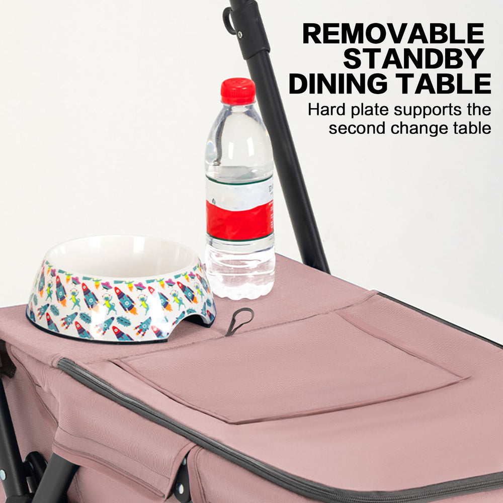MOV COMPRA pet stroller interior space showcases cozy rest area for pets.