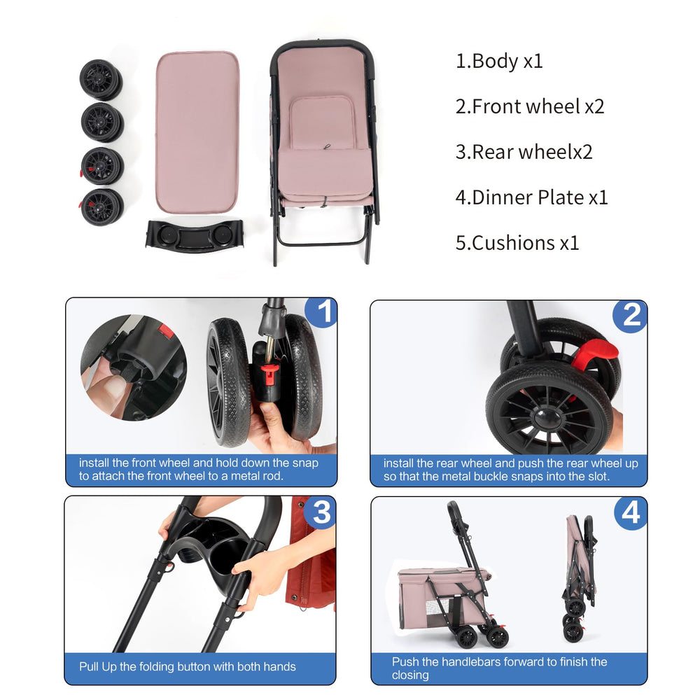 MOV COMPRA storage compartment holds water and food for on-the-go trips.